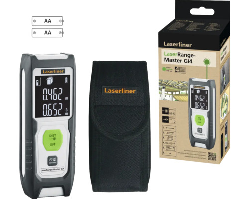 Laserliner Laser Range Master Gi4 avec sacoche et piles