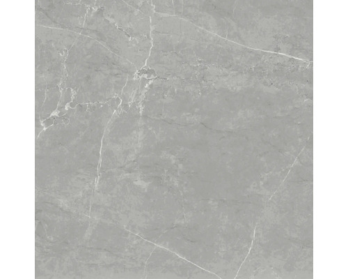 Graue Fliese mit Marmoroptik für Boden und Wand