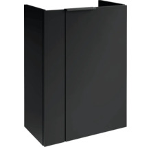 Waschtischunterschrank FACKELMANN SBC rechts BxHxT 440 x 600 mm x 243 mm Frontfarbe schwarz matt 86069