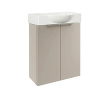 Waschtischunterschrank FACKELMANN SBC BxHxT 520 x 600 mm x 243 mm Frontfarbe cubanit grey matt 86080
