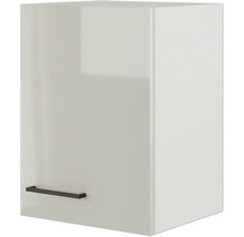 Flex Well Hängeschrank Lund BxTxH 40 x 32 x 54,8 cm lichtgrau glänzend zerlegt Anschlag reversibel 00012215