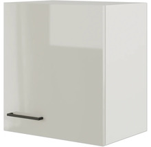 Flex Well Hängeschrank Lund BxTxH 50 x 32 x 54,8 cm lichtgrau glänzend zerlegt Anschlag reversibel 00012216