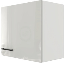 Flex Well Hängeschrank Lund BxTxH 60 x 32 x 54,8 cm lichtgrau glänzend zerlegt Anschlag reversibel 00012218