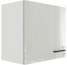 Flex Well Hängeschrank Lund BxTxH 60 x 32 x 54,8 cm lichtgrau glänzend zerlegt Anschlag reversibel 00012218