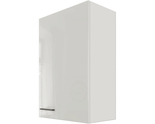 Armoire suspendue blanche pour la cuisine avec poignée