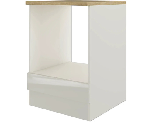 Meuble bas avec tiroir et plan de travail en bois