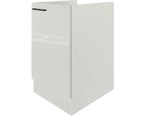 Meuble bas blanc avec poignée