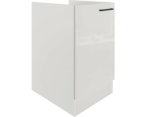 Meuble bas blanc avec poignée