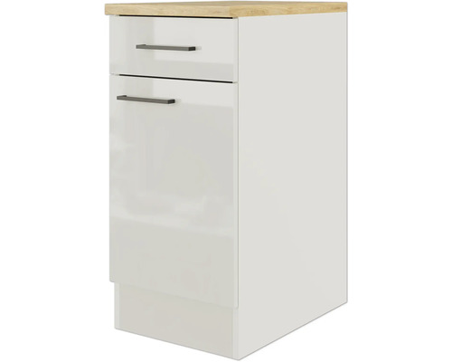 Meuble bas avec tiroir, porte et plan de travail pour la cuisine