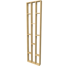 Étagère en bois avec plusieurs compartiments pour le rangement et l''organisation