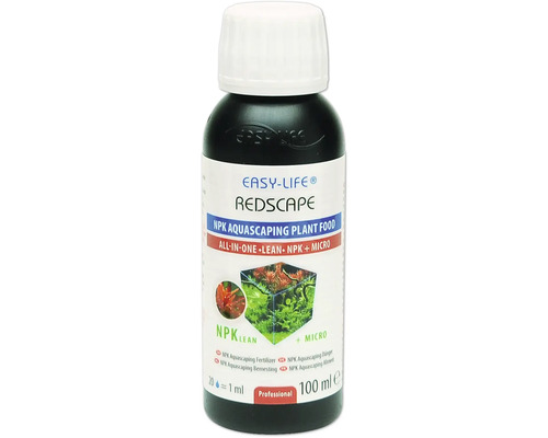 Engrais pour plantes d'aquarium Easy Life RedScape à forte teneur en NPK + micro engrais 100 ml