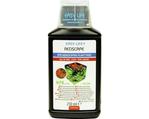 Engrais pour plantes d'aquarium Easy Life RedScape à forte teneur en NPK + micro engrais 250 ml