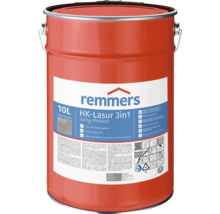 Remmers HK Lasur 3en1 Grey Protect Lasure pour bois en seau de 10 litres