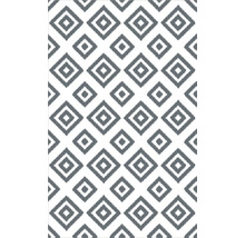 Tapis avec motif géométrique en losanges