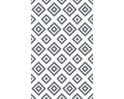 Tapis avec motif géométrique en losanges