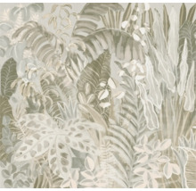 Illustration von tropischen Blättern für Wandgestaltung
