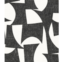 Digitaldruck Vlies 366747 Schöner Wohnen Geometrisch schwarz weiß 5-tlg. 265 x 300 cm