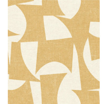 Digitaldruck Vlies 366853 Schöner Wohnen Geometrisch gelb weiß 5-tlg. 265 x 300 cm