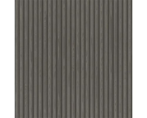 Papier peint intissé 600858 Schöner Wohnen panneaux anthracite Panneaux muraux en bois gris