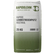 Sack Rapido Lehmstreichputz Rustikal, 25 Kilogramm