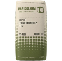 Sac d''enduit d''argile fin Rapido 25 kilogrammes