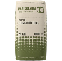 Sack Rapido Lehmschüttung, 25 Kilogramm