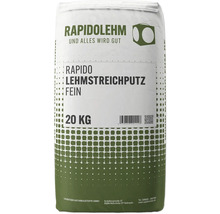 Sack Rapido Lehmstreichputz Fein mit 20 Kilogramm Inhalt