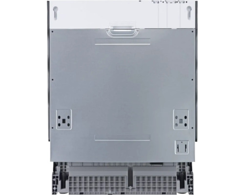 Rückansicht einer Geschirrspülmaschine zur Installation in der Küche