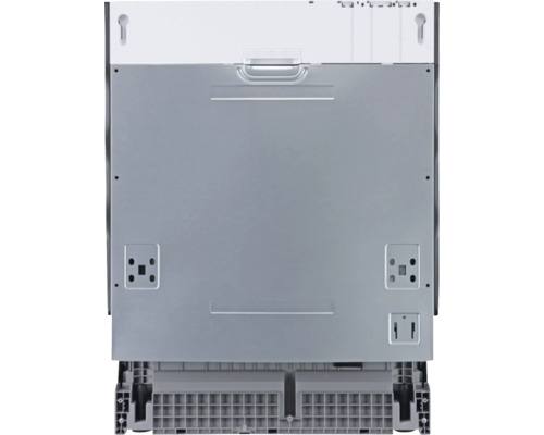 Rückansicht eines Geschirrspülers zur Installation in einer Küche.