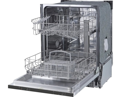 Offener Geschirrspüler mit zwei Körben