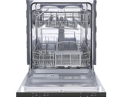 Innenansicht eines Geschirrspülers mit Geschirrkörben