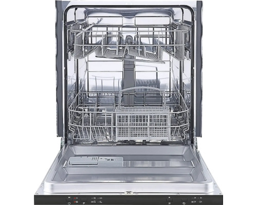 Geöffneter Geschirrspüler mit Geschirrkörben