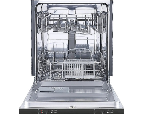 Geöffneter Geschirrspüler mit Geschirrkörben