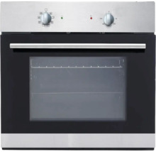 Einbaubackofen mit Sichtfenster und Bedienknöpfen
