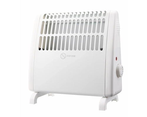 Weißer Heizkörper mit Gitter und Thermostat Weißer Heizkörper mit Gitter und Thermostat