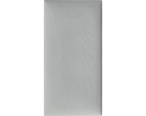 Housse de coussin grise avec structure côtelée