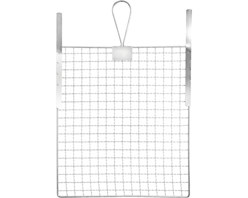 Grille d'essorage métallique 26x30 cm Panier suspendu chromé en métal