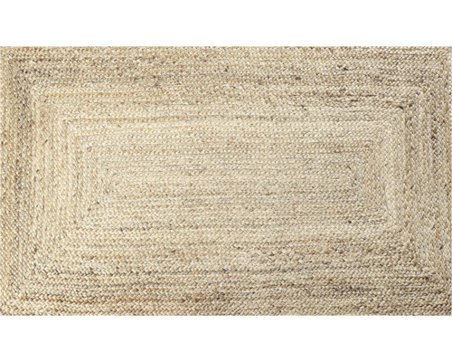 Rechteckiger Teppich aus Naturfaser