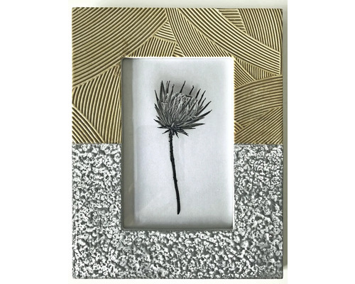 Cadre photo avec motifs abstraits