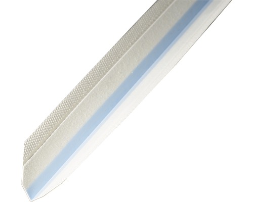 Eckprofil aus Kunststoff mit Klebestreifen