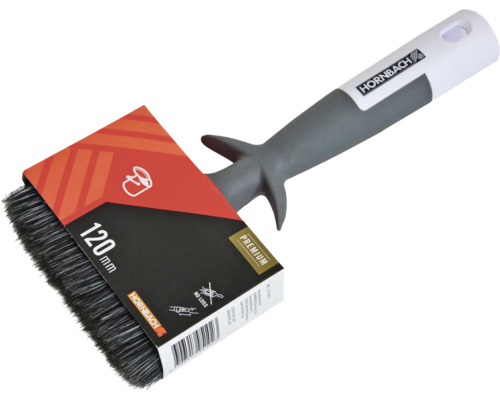 Flächenstreicher mit einer Breite von 120 Millimeter und einem Kunststoffgriff, Marke Hornbach