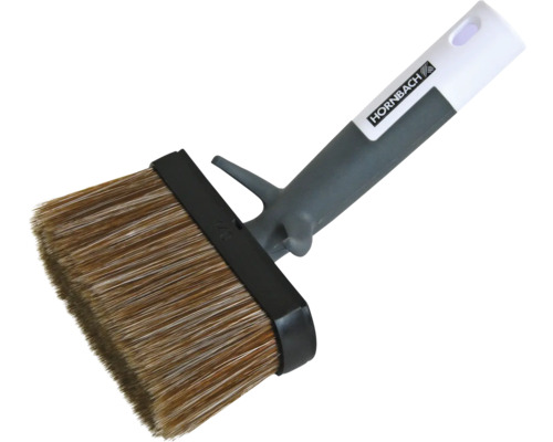 Brosse rectangulaire HORNBACH 2 zones protection du bois 140 mm