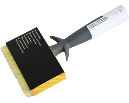 Pinceau plat avec manche en plastique