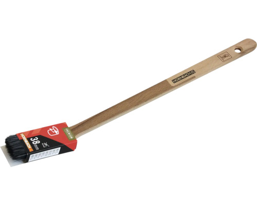 Pinceau à radiateur avec manche en bois et épaisseur de brosse de 38 millimètres