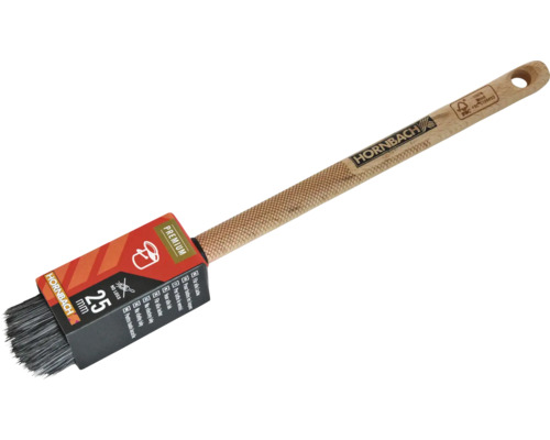 Pinceau à lasure avec manche en bois, 25 mm