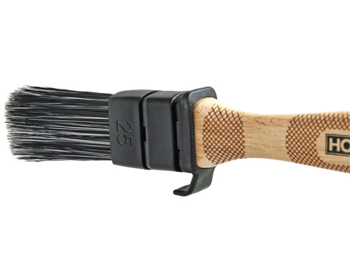 Pinceau avec manche en bois et poils