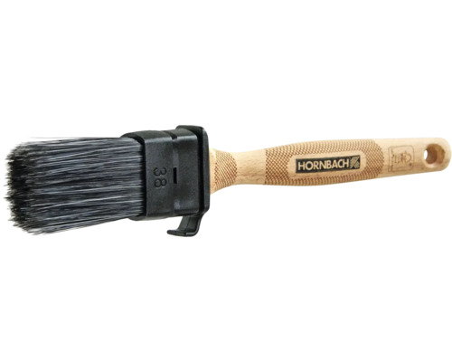 Pinceau de radiateur avec manche en bois et support en plastique, taille 38