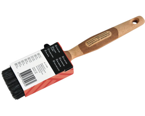 Pinceau à lasure avec manche en bois