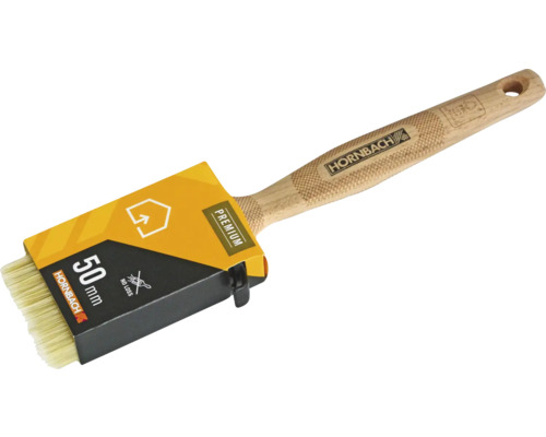 Pinceau plat avec manche en bois et largeur de 50 millimètres