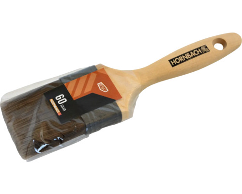 Pinceau plat, 60 mm, avec manche en bois